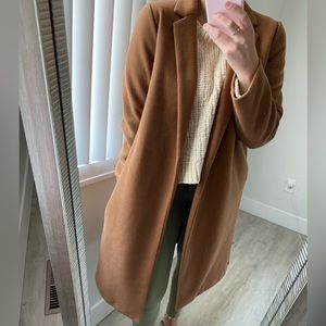 Zara dark beige coat